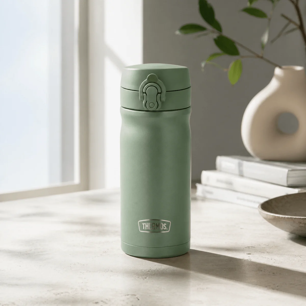 Termokopp JMY Dusty Green Rustfritt stål 350 ml - Image 6