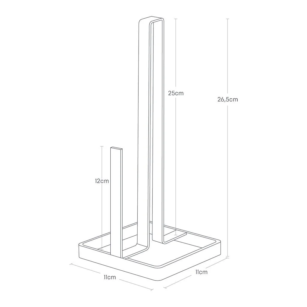 Tørkepapirholder hvit - Image 3