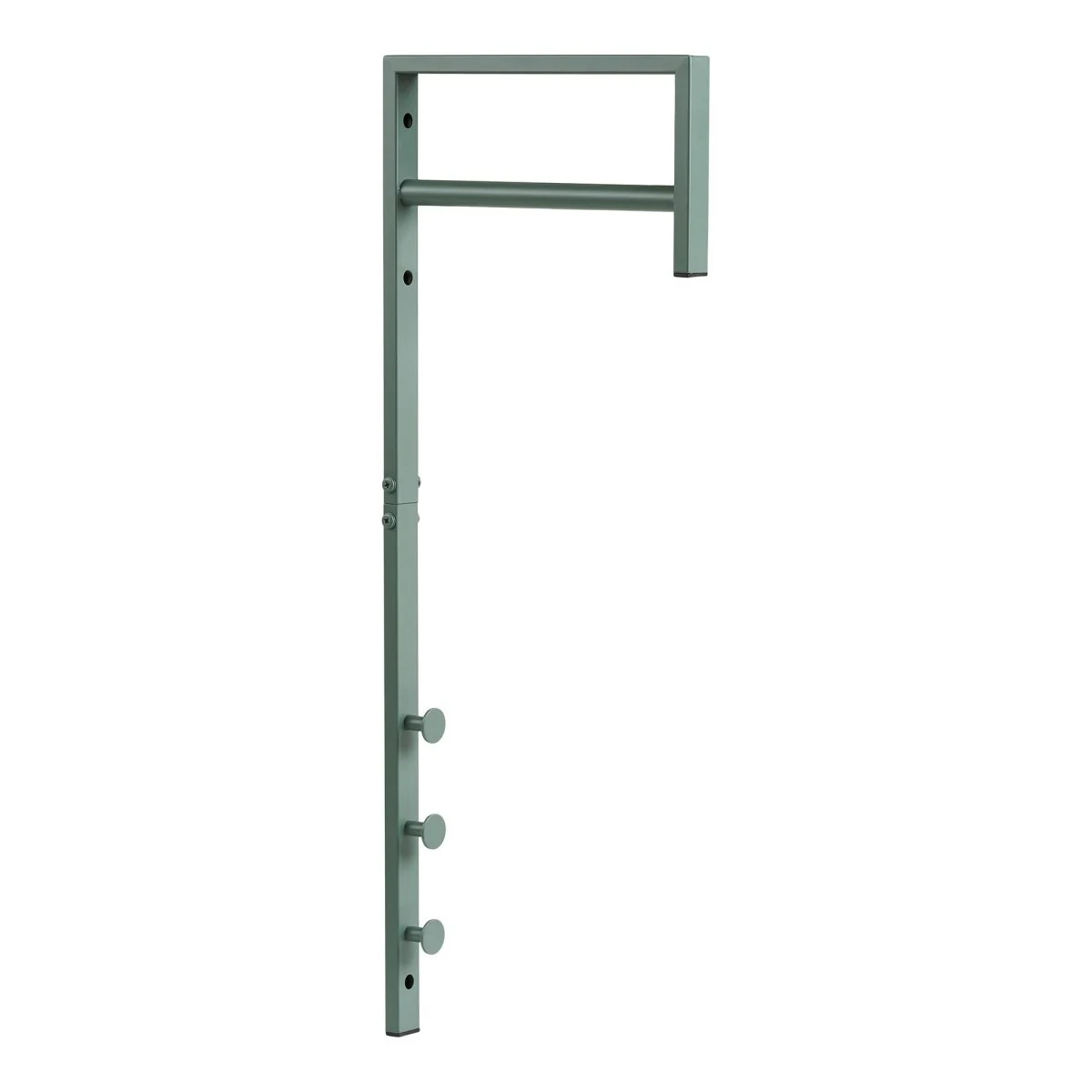 Trento vegghengt klesstativ grønn metall 82 cm