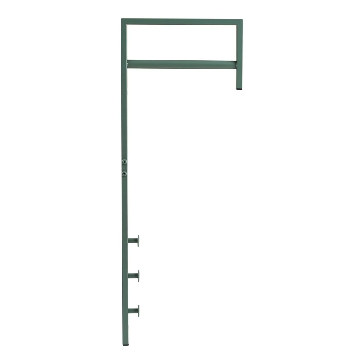 Trento vegghengt klesstativ grønn metall 82 cm - Image 6