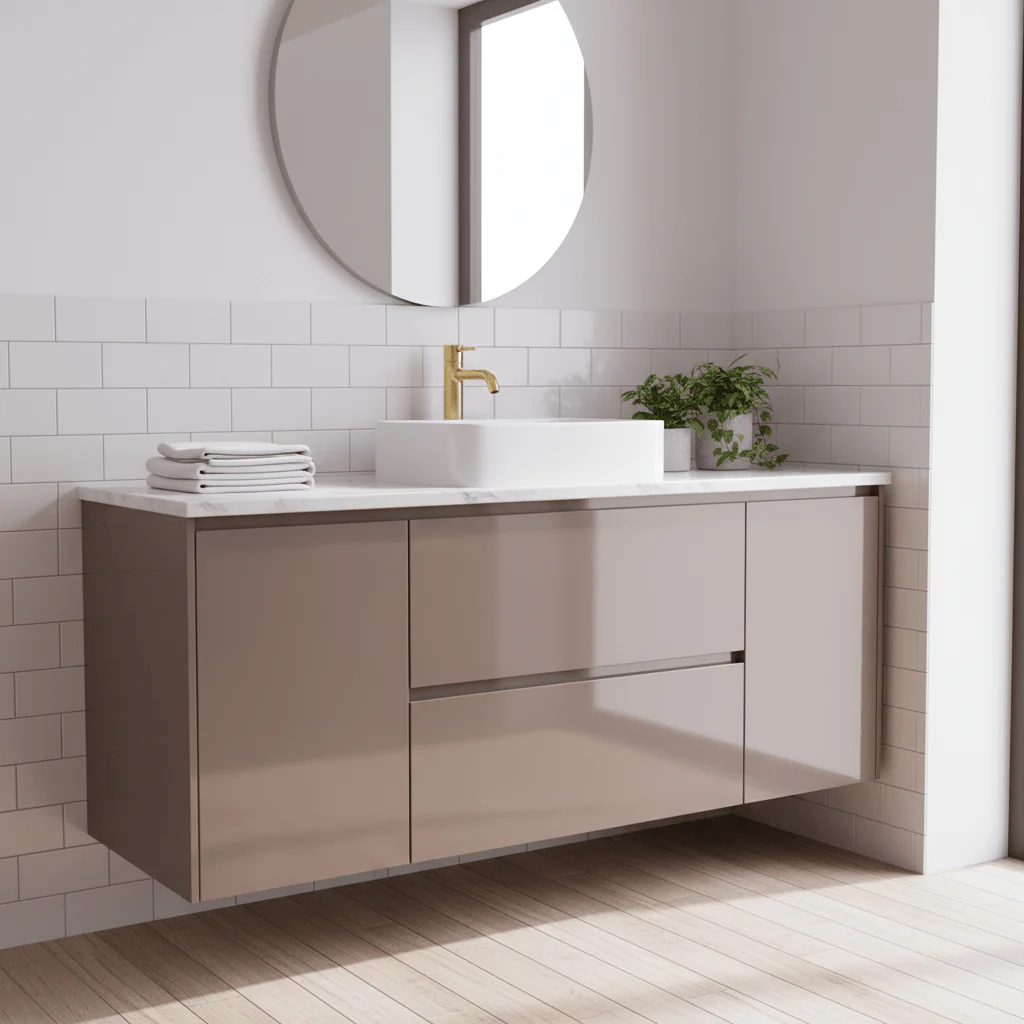 Uni lack taupe kontaktplast - Image 4