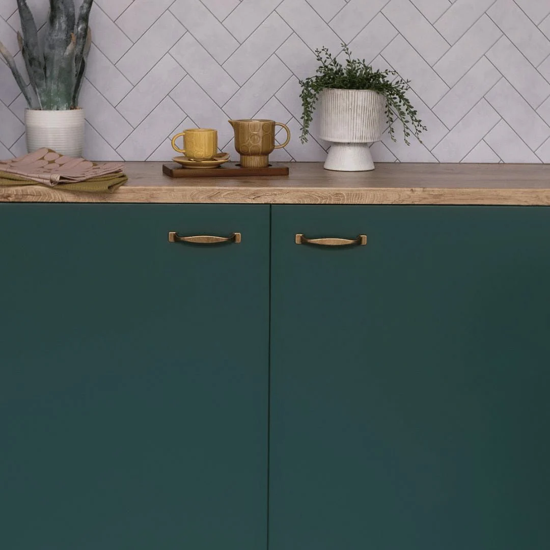 Uni matt mørk grønn kontaktplast - Image 10