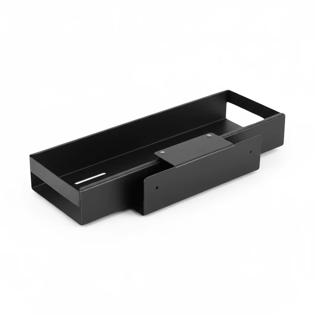 Uttrekkbar hylle smal sort - Image 7