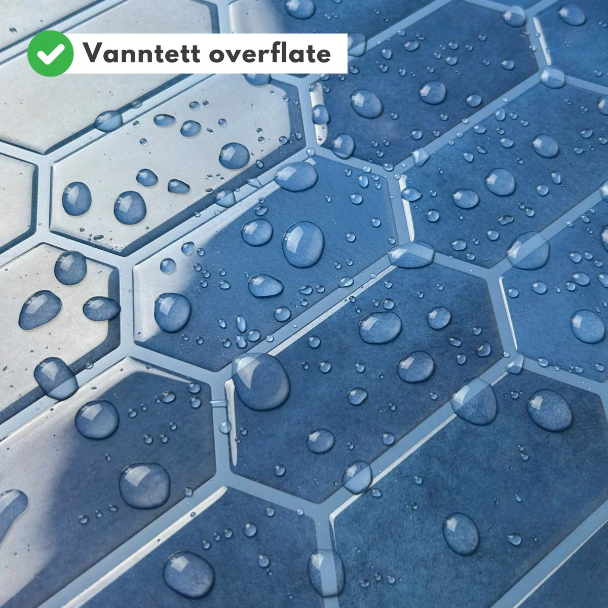Vareprøve: Alexandra blå selvklebende veggfliser - Image 10