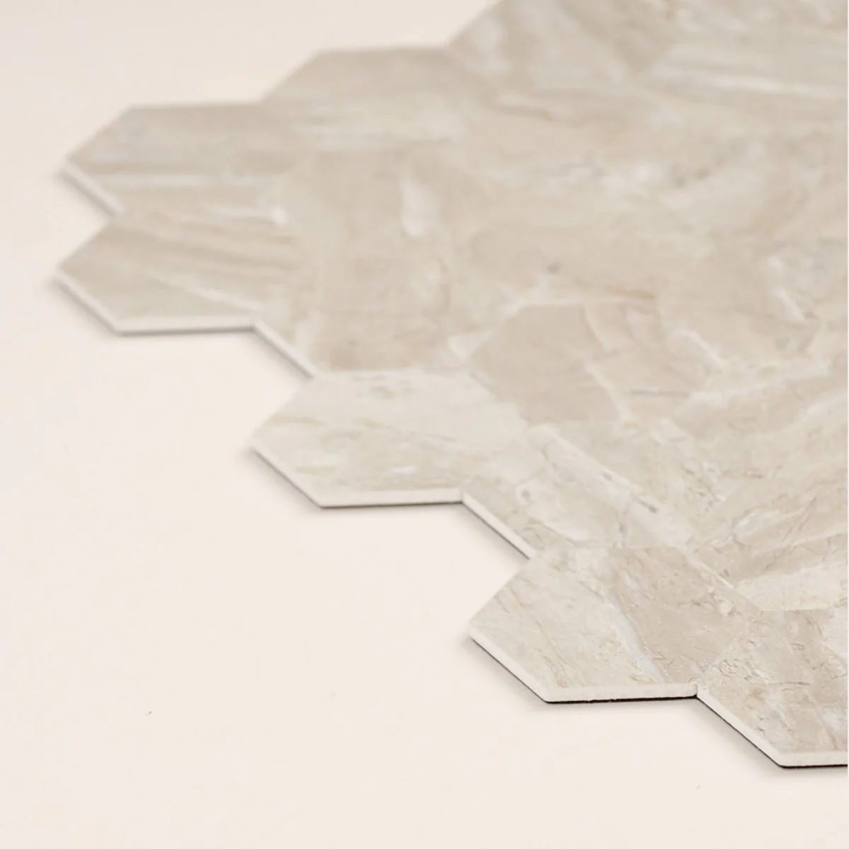 10-pk Grace hexagon selvklebende veggfliser - Image 6