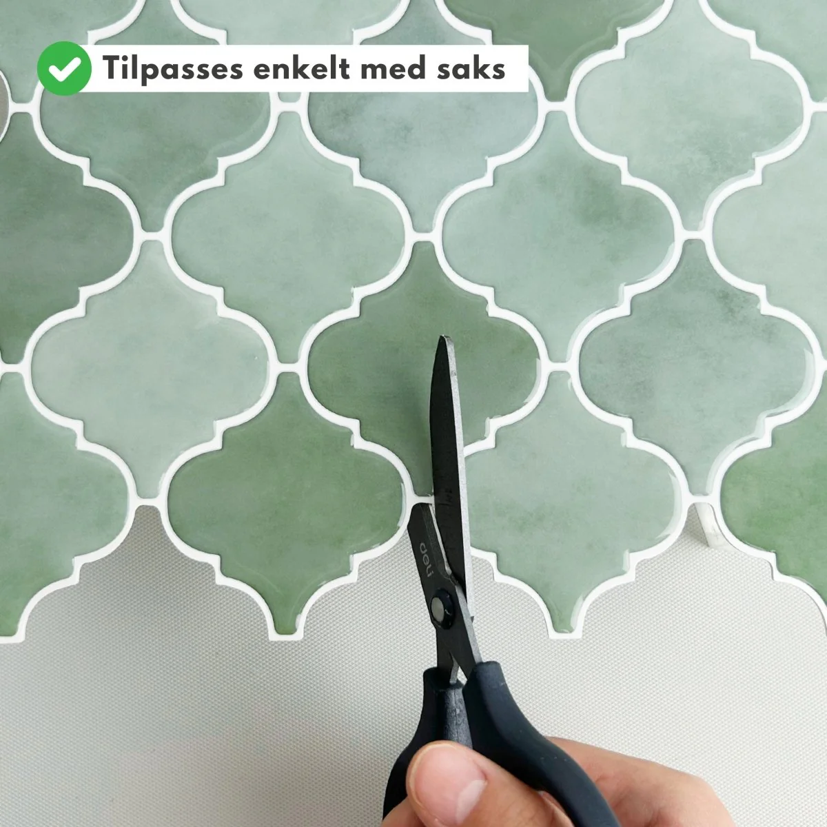 Vareprøve: Lanterne grønn selvklebende veggfliser - Image 10