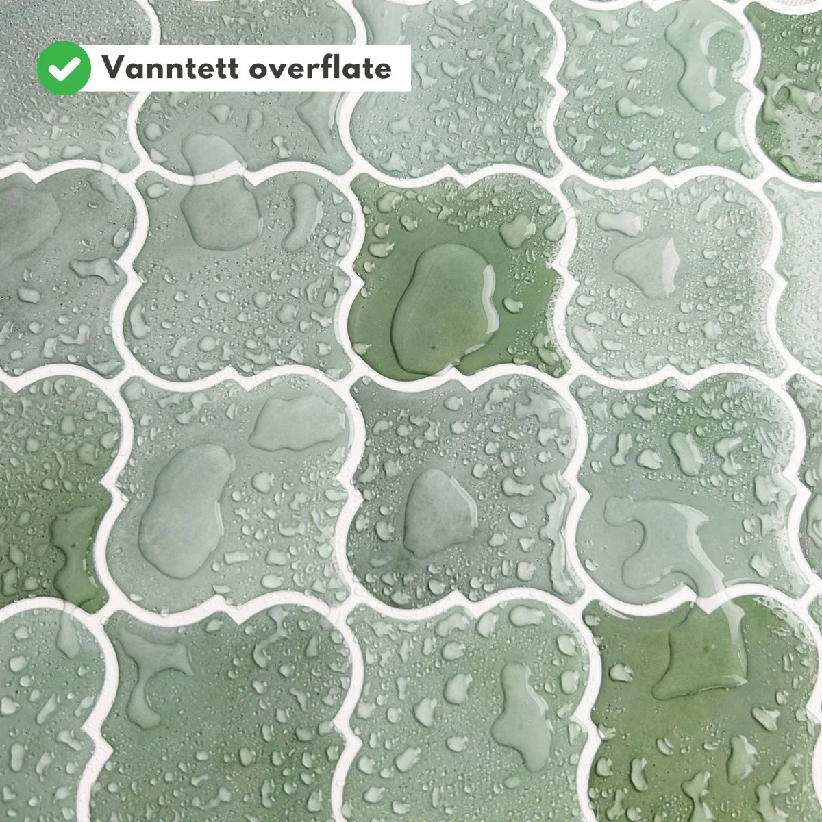 Vareprøve: Lanterne grønn selvklebende veggfliser - Image 11