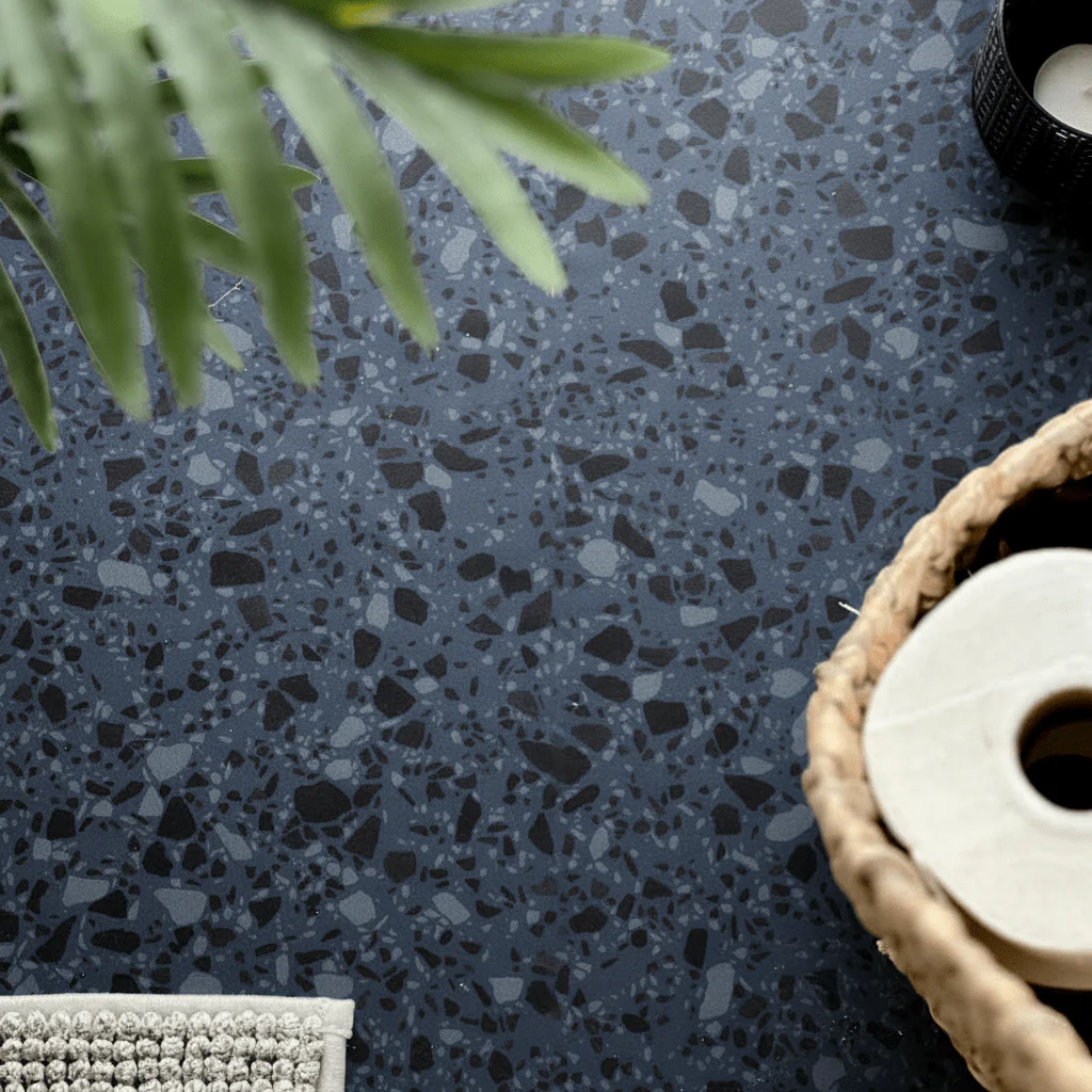 Vareprøve: Lisboa Terrazzo Blå selvklebende fliser - Image 3