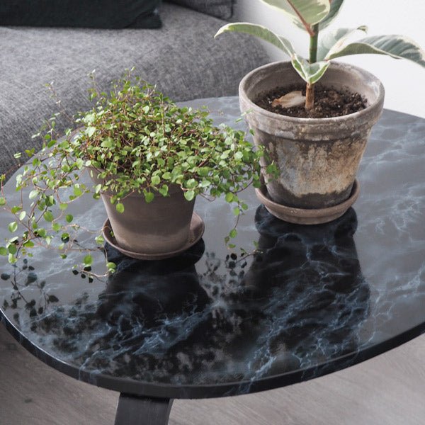 Vareprøve: Marmor sort/blå kontaktplast - Image 3