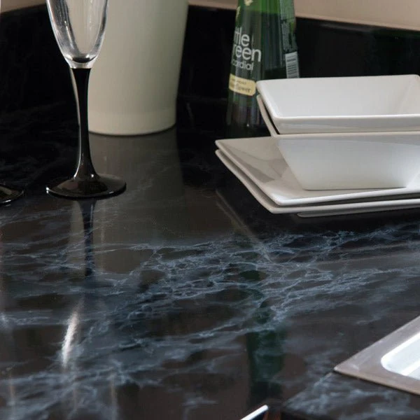 Vareprøve: Marmor sort/blå kontaktplast - Image 8