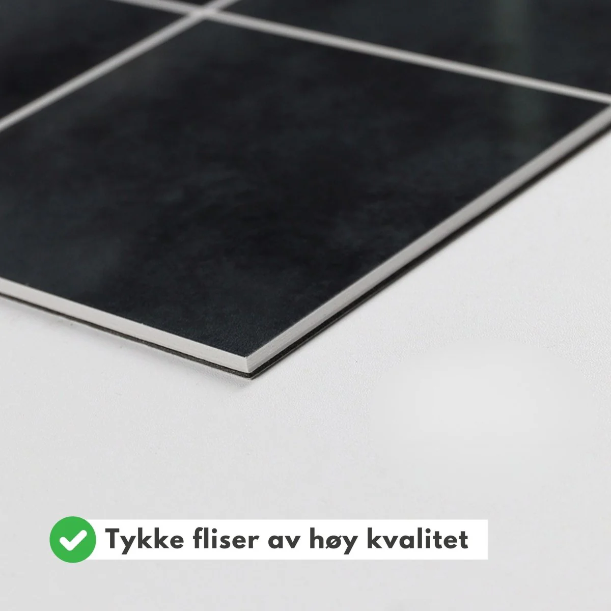 Vareprøve: Melina antrasitt selvklebende veggfliser - Image 6