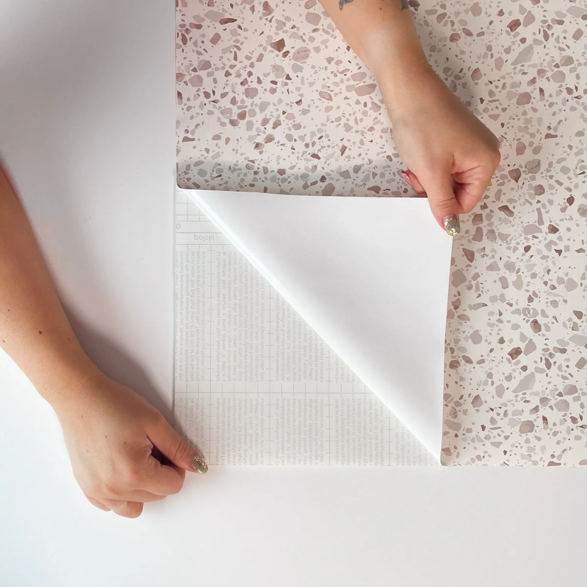 Vareprøve: Premium Terrazzo kontaktplast - Image 2
