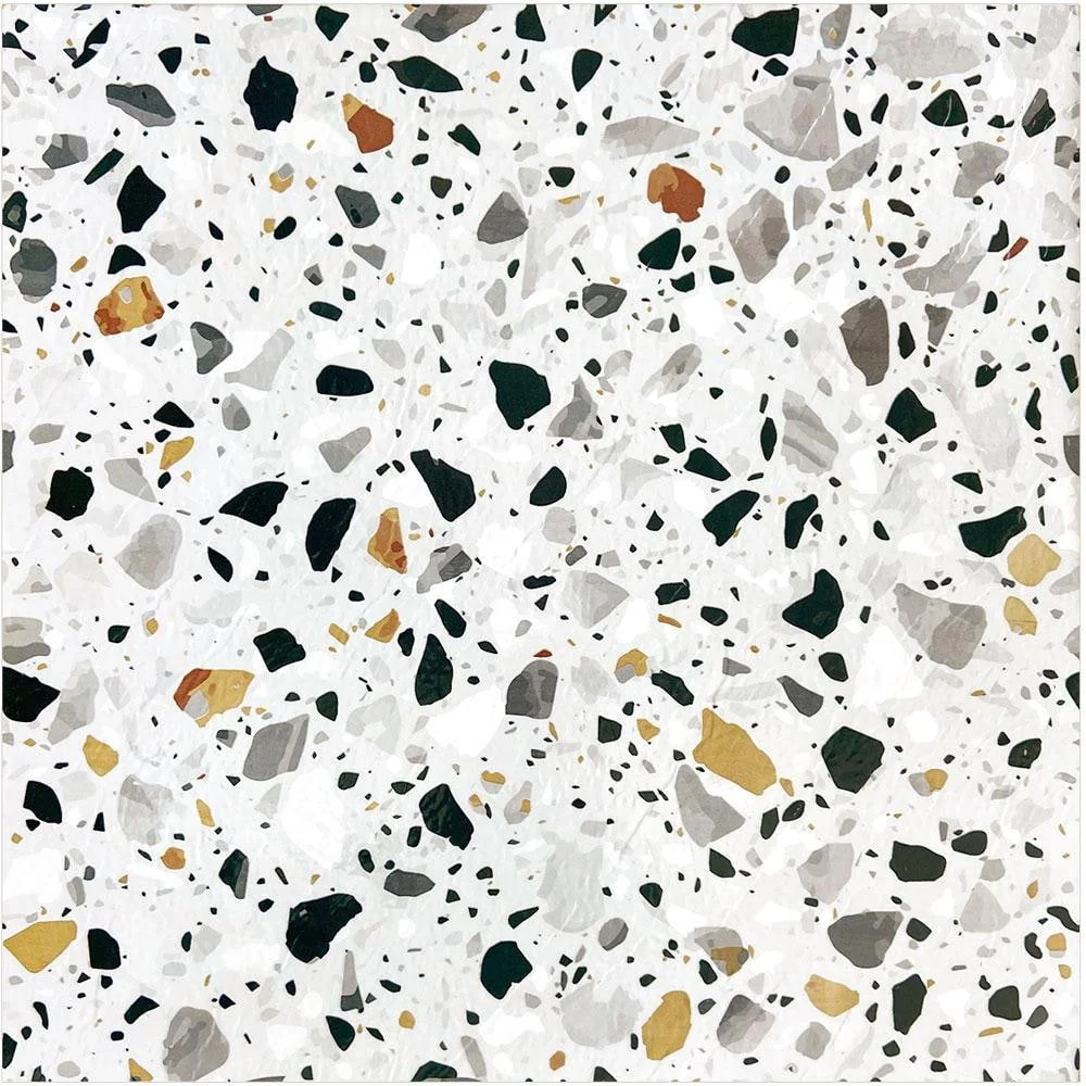 Vareprøve: Sirocco Soft Terrazzo selvklebende gulvfliser