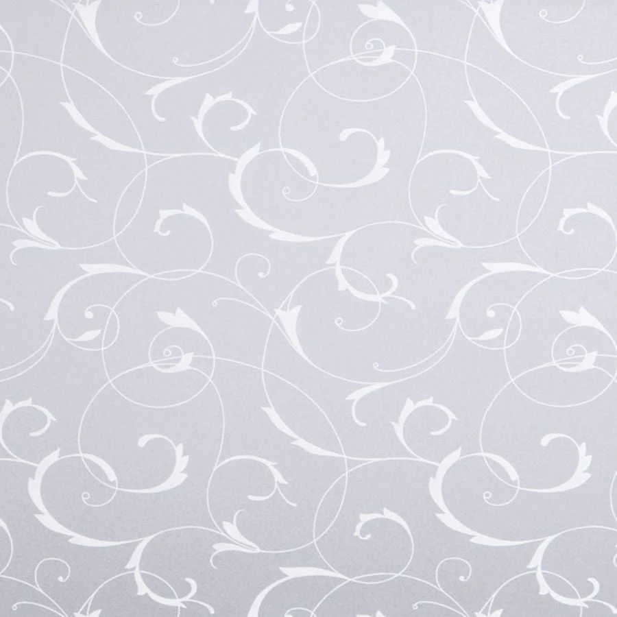 Vareprøve: Static Scroll Flower vindusfolie