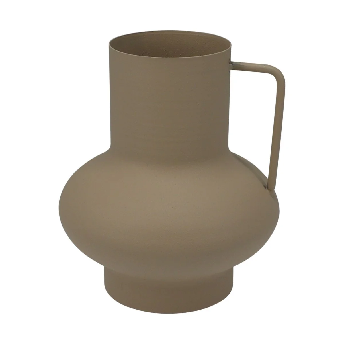 Vase matt sand med håndtak 14 x 15 cm - Image 8