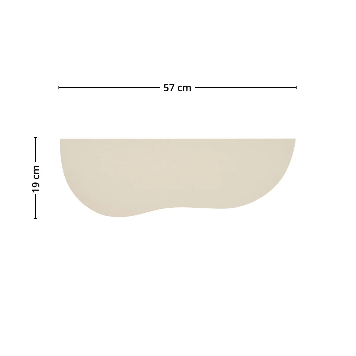 Botta vegghylle beige - Image 4