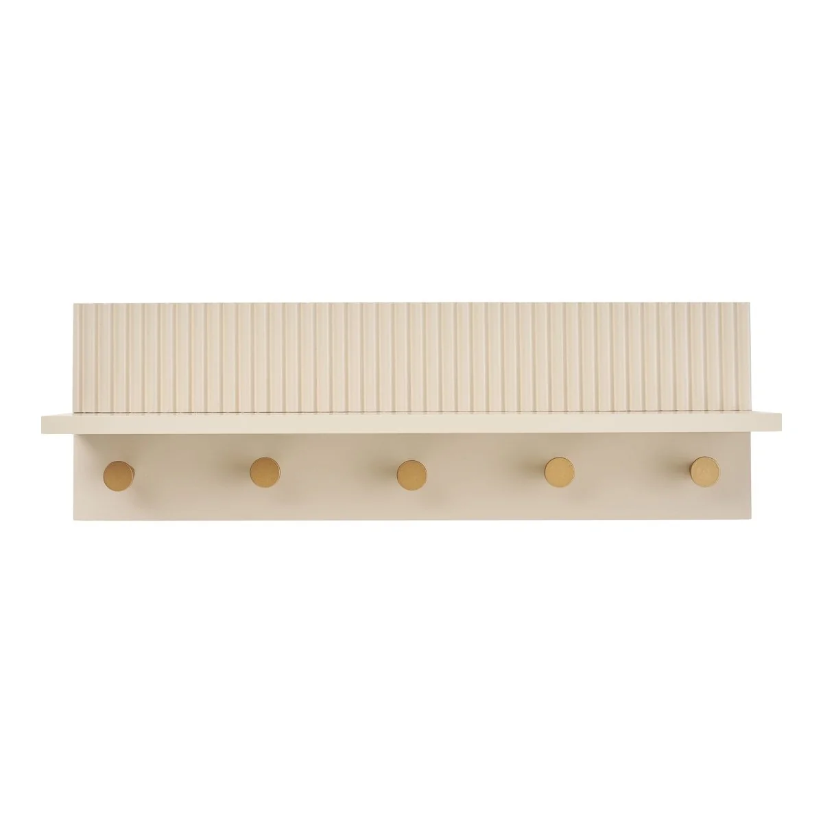 Rocca vegghylle beige med kroker - Image 2