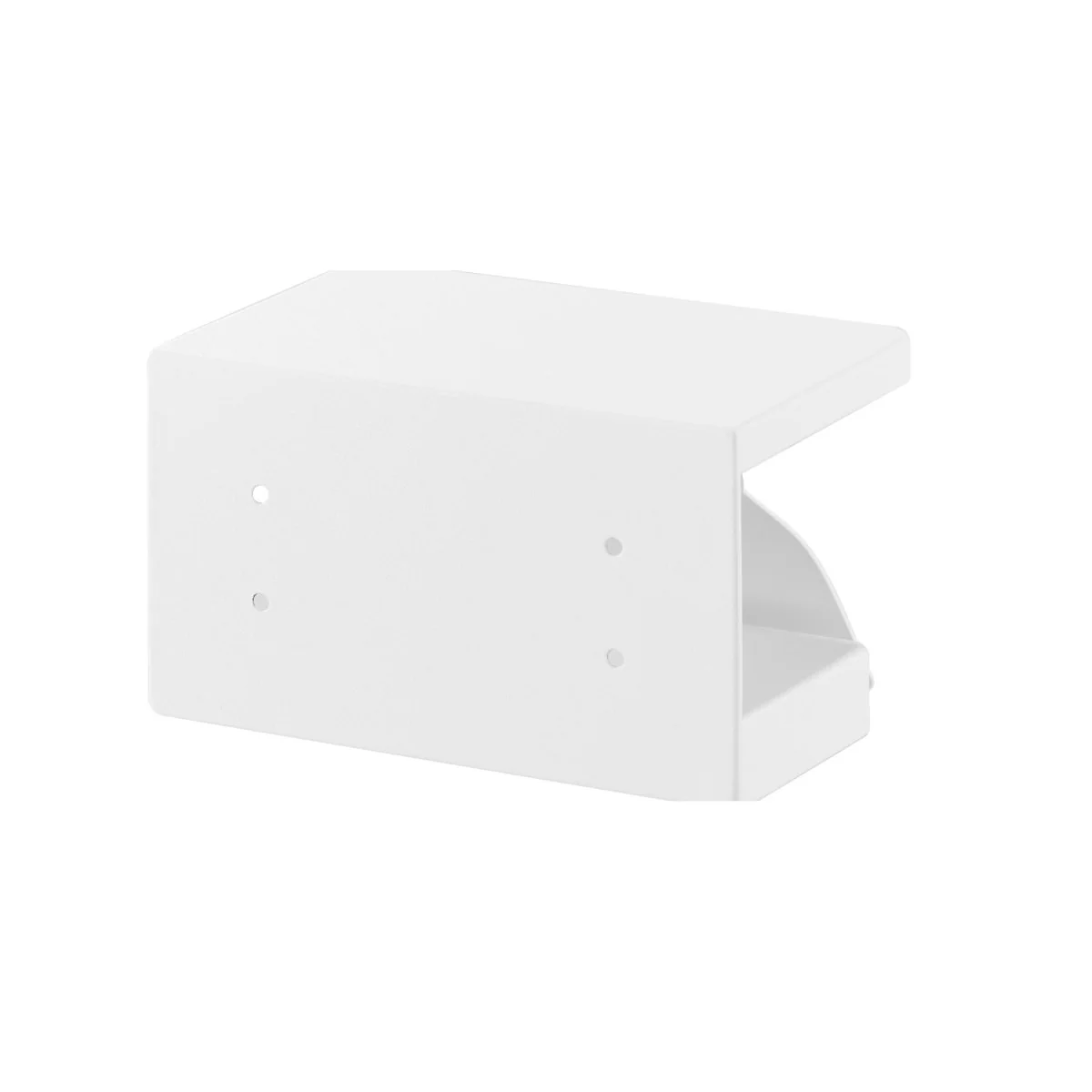Veggmontert toalettpapirholder hvit - Image 8
