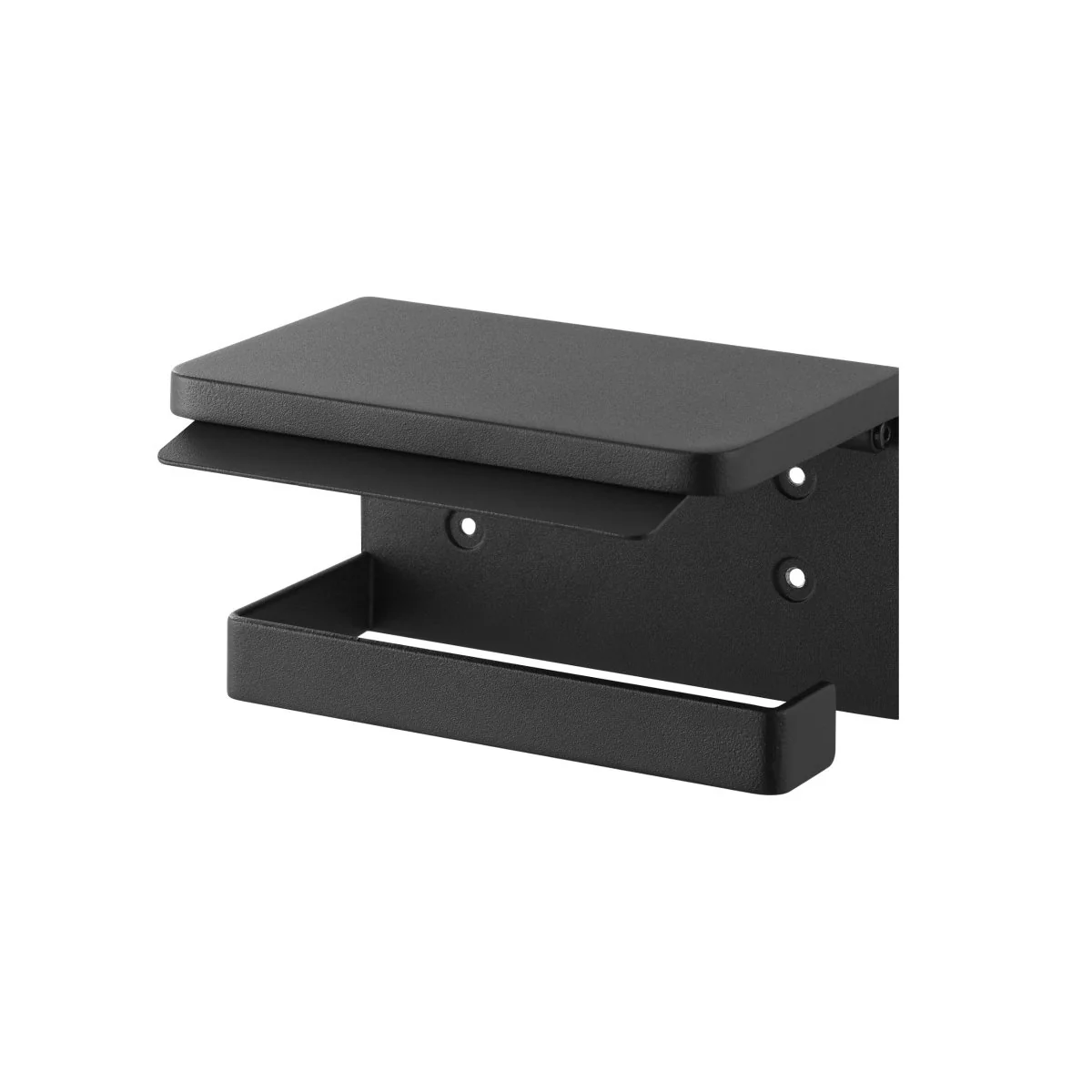 Veggmontert toalettpapirholder sort - Image 3
