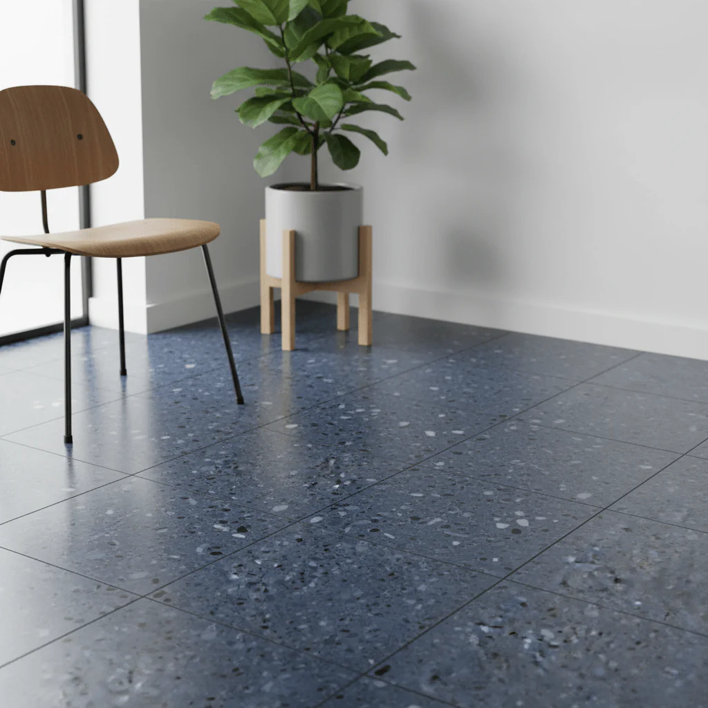 8-pk Lisboa terrazzo blå selvklebende fliser - Image 3