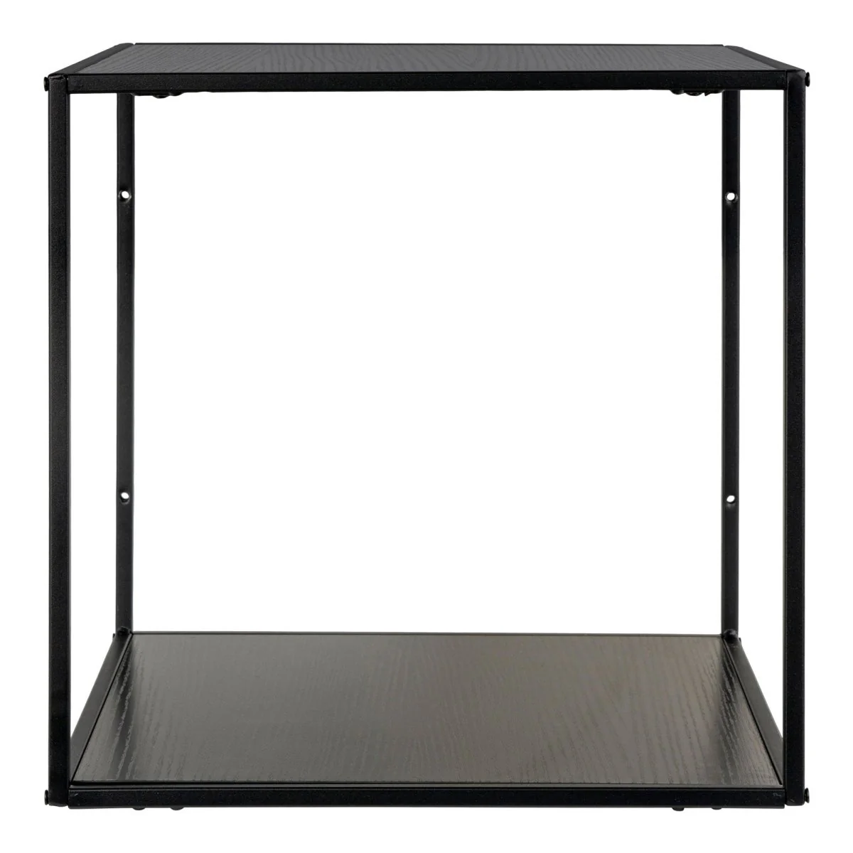 Vita vegghylle svart sort ramme 36 x 36 cm - Image 8
