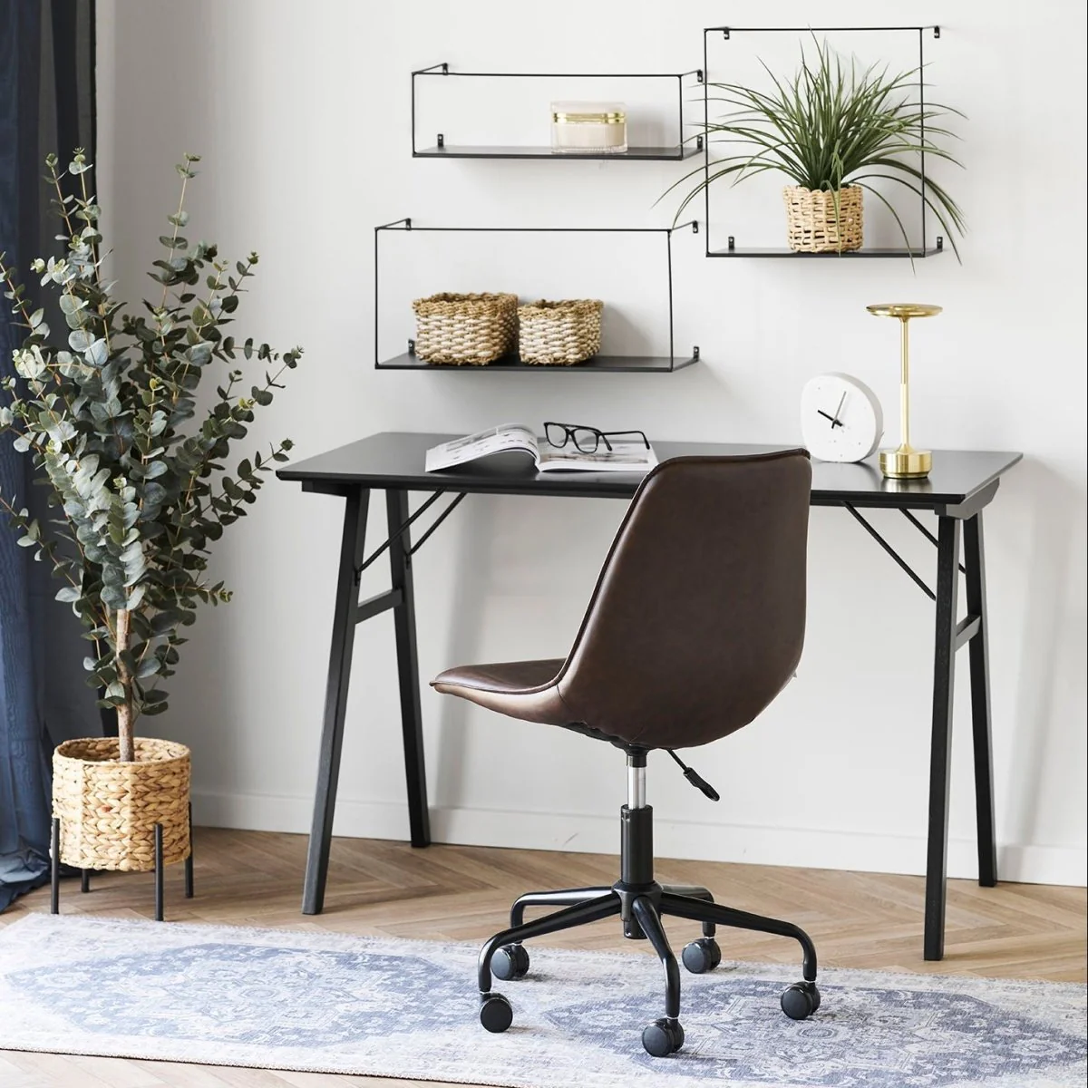 Vojens skrivebord sort 120 × 60 cm - Image 3