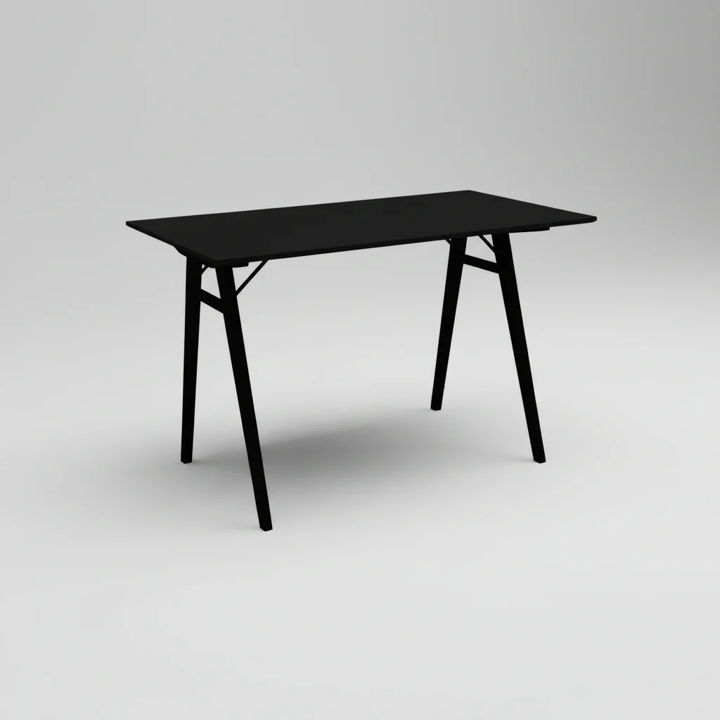 Vojens skrivebord sort 120 × 60 cm - Image 4